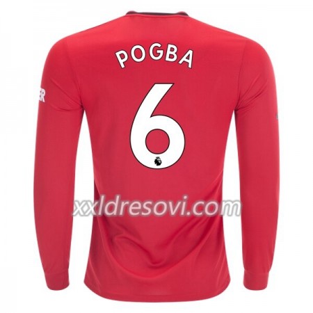 Manchester United Paul Pogba 6 Domaći Nogometni Dres 2019-2020 Dugim Rukavima